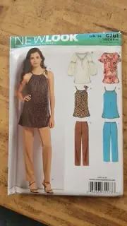 New Look Women's Top Pants Pattern 6761 Size 6-16