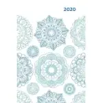 2020 MANDALA MONTHLY PLANNER & DIARY SKY BLUE