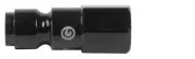 A76430G-X ColorConnex Black Type G Automotive 3/8" Body x 1/4" Female NPT Plug