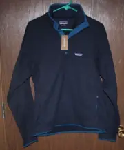 NWT PATAGONIA 26000 MARSUPIAL BETTER SWEATER MENS SIZE SMALL NAVY BLUE