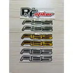 山葉 貼紙貼紙壓紋 ABS 摩托車雅馬哈標誌 ABS 壓紋柔性