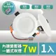 【青禾坊】好安裝系列 歐奇 TK-AE001 OC 7W 7.5cm LED崁燈 保固兩年 (1入)