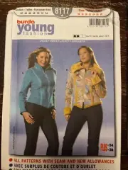 Burda 8117 UNCUT Sewing Pattern, Misses' Jacket, Size 16-28