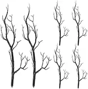 Alipis 6Pcs Simulation Twig Realistic Plastic Dried Tree Branches for Home Decor for Office and Cafes No Watering Required Centerpiece