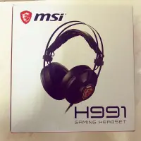 在飛比找蝦皮購物優惠-msi微星 H991 電競耳機