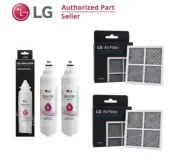 2 x LG FRIDGE WATER FILTER AND PURE FRESH AIR FILTER COMBO FOR GF-5D712BSL
