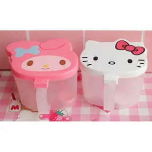 《現》韓國可愛kitty廚房調味盒 調料收納盒 鹽巴盒