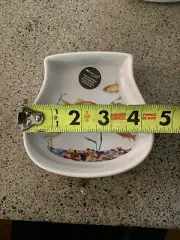 Petrageous Designs Stoneware Cat Bowl Fish Tank Design - Here Kitty/Meow/Purr