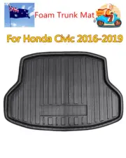 Auto Trunk Mat Boot Liner Cargo Waterproof Foam Tray For Honda Civic 2016-2019 (for: Honda Civic)
