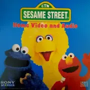 Vtg. 1996 Sesame Street 12" Poster Sony Home Video Big Bird Elmo Cookie Monster