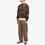 Good Morning Tapes Stick Camo Knit Sweater