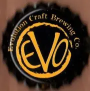 USA Plastic Lined Beer Crown Bottle Cap: Evolution Brewing (yellow)