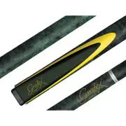 Graphite Pool Cue - Green Art - 57" / 18oz - Snooker Billiards Stick Grafex
