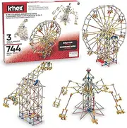 K'NEX - 3-In-1 Amusement Park 744 pieces 3 builds
