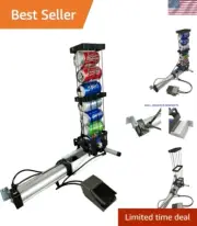 Auto Can Crusher Pneumatic Can Crusher Heavy Duty Efficient Soda Beer Smasher...