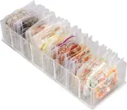 Acrylic Jewelry Box with 30pcs Zipper Bags, Jewelry Organizer for Rings, Necklace, Bracelets, Earrings
