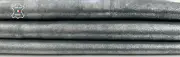 METALLIC CHROME NUBUCK DISTRESSED ANTIQUED Soft Lamb leather 7sqf 0.8mm #C2391