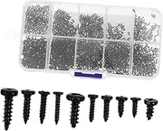 Repair Pcs Round Head Screws Set Self-Tapping Tiny Screws Metal Easy to Carry Box