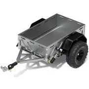Aluminum 1/18 1/24 RC Trailer RC Crawler Trailer for 1/18 TRX4M 1/24 AXIAL SC...