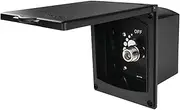 Black Exterior Shower Box Kit for Caravan RV Boat Motorhome(Only Shower Box)
