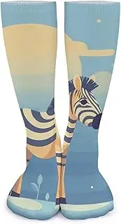 [GHBNK] Soft Thick Socks Crew Athletic Socks Xmas Snowman Winter Warm Stockings for Women Men