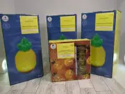 Set Of 3Ashland Solar Floating Pineapple Pool LED Lights Bonus String Lights