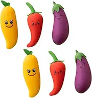 COHEALI 6pcs Fun Erasers for Boys and Girls Bulk Cute Mini Erasers Vegetable Fruit Portable Stationery