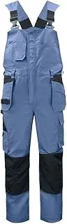 [Projob] Mens Bib And Brace Trouser (UK Size: 34S) (Sky Blue)