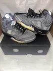 DS Nike Air Jordan 5 Retro Sp X Off-White Muslin DS CT8480-001 Virgil Size 5.5
