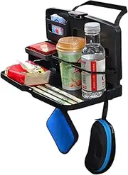 Eating Paestro Folding Car Seat Organiser Table Passenger Seat Power Port | Travel Tray That Lunch Work for Laptop Work with Table