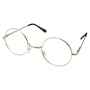 John Lennon Inspired Round Clear Lens Glasses Hippy Sunglasses Vintage