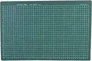 Baxnore Craft Cutting Board, Self Healing Sewing Mat with Anti Skid Design, Rotating Cutting Sewing Mat, Foldable Cutting Mat for Office Schoole (A3 Single-Sided Green)