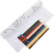 FOYTOKI Large Coloring Poster Wall Graffiti Boys and Girls Painting Paper Roll Wall Coloring Art Drawing Paper for Boys and Girls Sturdy