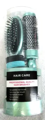 Hair Care 12pcs Lot Professional Quality Paddle Roller Brush Mirror Ties Teal