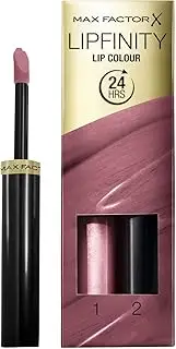 Max Factor Lipfinity Lip Colour, 2-step Long Lasting Lipstick, Angelic 4.2ml