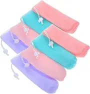 CANIGHT Foaming Net Bags for Bar Soap 8pcs Soap Foaming Bag Portable Family Size