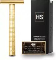 HENSON SHAVING AL13 Medium Shaver with 5 Replacement Blades Bright gold Japan Li