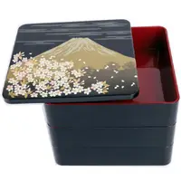 在飛比找蝦皮購物優惠-便當保鮮盒三層日式壽司盒 年飯盒 糖果盒 點心盒 外賣盒 禮