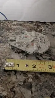 STAR WARS MILLENNIUM FALCON Model Micro Machines Die Cast Galoob 1996