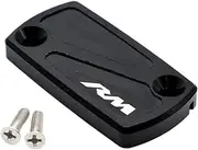 JININGLEZX Compatible with Suzuki RM125 RM250 Front Brake Reservoir Cover Motorcycle Oil Fluid Master Cylinder Cap Dirt Pit Bike RM 125 250 1989-2008(Black)