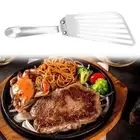 Long Handle Frying Spatula Slotted Steak Turner Fry Fish Shovel Iron Skillet