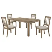 Coaster Scottsdale 5-piece Rectangular Wood Dining Set Washed Brown