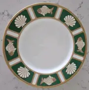 MIKASA FISH & SHELL MING GREEN Bread Plate CATHY HARDWICK BONE CHINA- NEW
