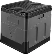 Generic Portable Folding Toilet with Lid Travel Potty for Camping Hiking and Road Trips Easy Setup Comfortable Seat and Convenient Waste Disposal for Outdoor and Emergency Use