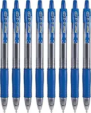 Pilot, G2 Premium Gel Roller Pens, Bold Point 1 mm, Pack of 8, Blue