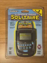 Radica Klondike/Vegas Solitaire Handheld Electronic Game Model 3620CS5BA SEALED