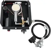 47 000 BTU Patio Heaters Glass Tube Burner Module Replacement with Regulator Valve Assembly Kit Suitable for Square Glass Tube Patio Heater(3 Bolt)