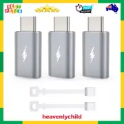 3 Pack Lightning to USB-C 15W Charging Adapter for Iphone 16/Iphone 15/Plus/Pro