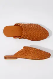 Leather Woven Mule--SCA-MULE