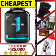 RULE1 R1 PROTEIN WHEY 100% BLEND 5LB // ON WPI WPC LEAN BCAAS 5LBS *